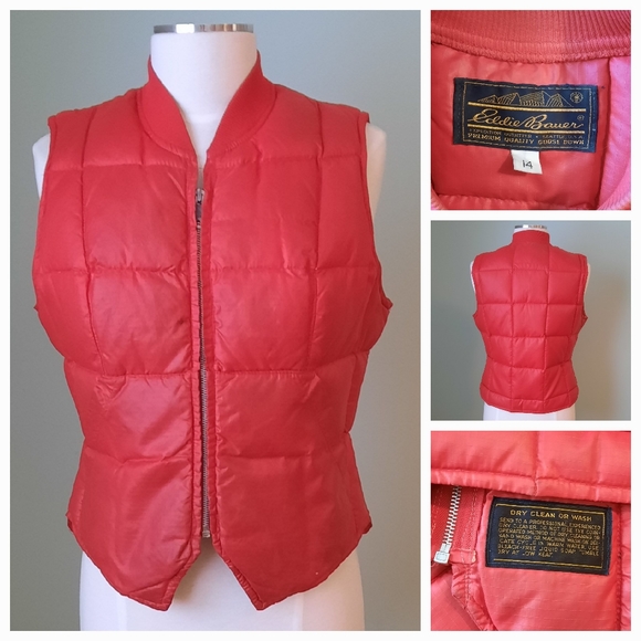 Vintage Eddie Bauer Goose Down Vest - Picture 1 of 5
